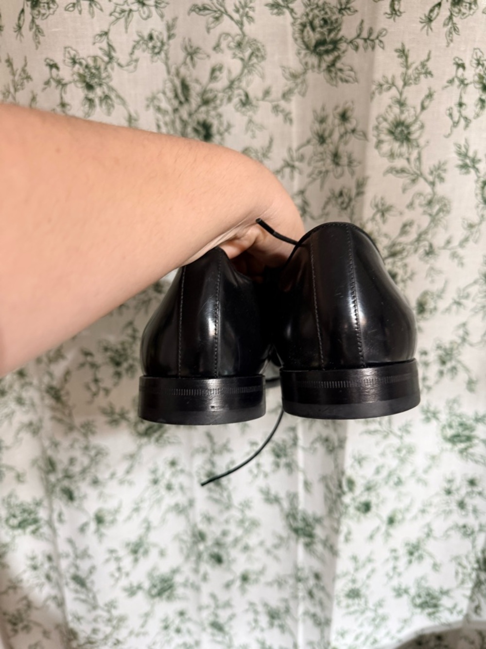 Dolce & Gabbana Black Patent Leather Lace-Up Oxfords - Picture 7 of 12